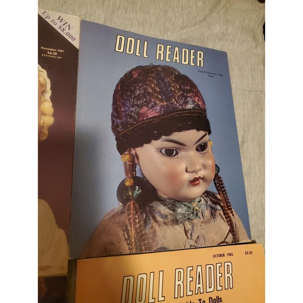 Doll Reader Collectors Magazine Lot of Four 1982,1983, 1987Issues Complete
